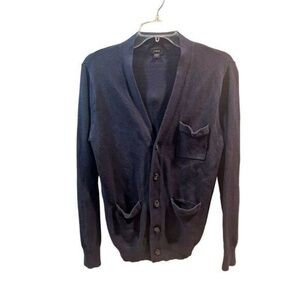 J. Crew Women's Blue Cardigan Sweater Size S Button-Down Casual